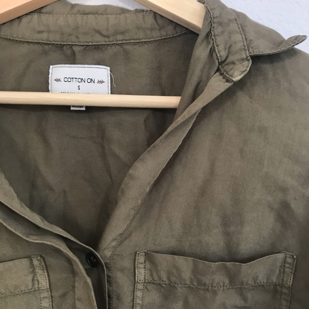 Cropped Button Down - Picture 3 of 3